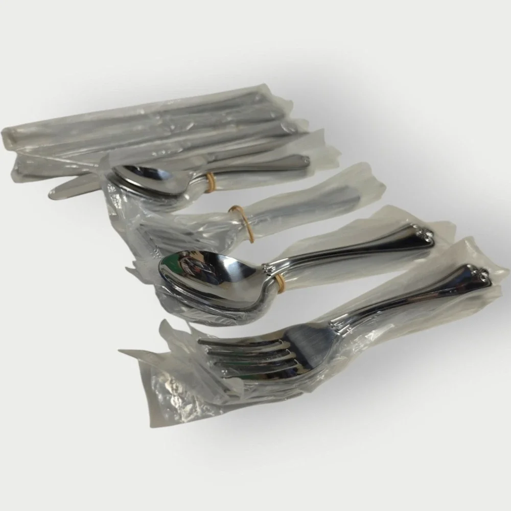 International Stainless Flatware CANFIELD - 20 Pieces Fork Spoon Knife Indonesia